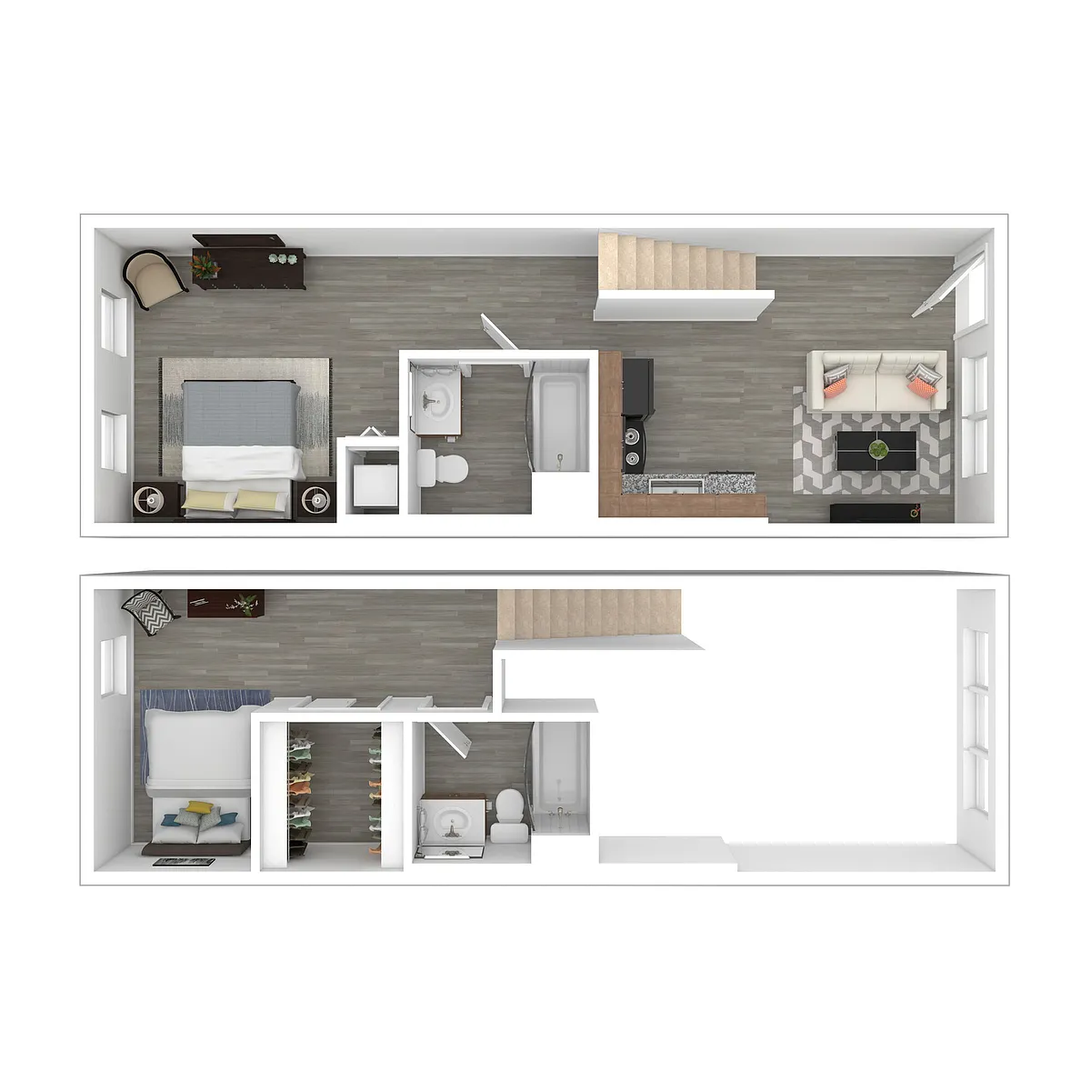 Floor plan Two Bedroom