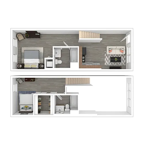 Floor plan Two Bedroom