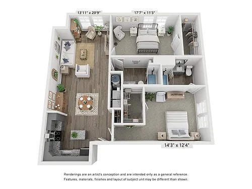 Floor plan The Piedmont