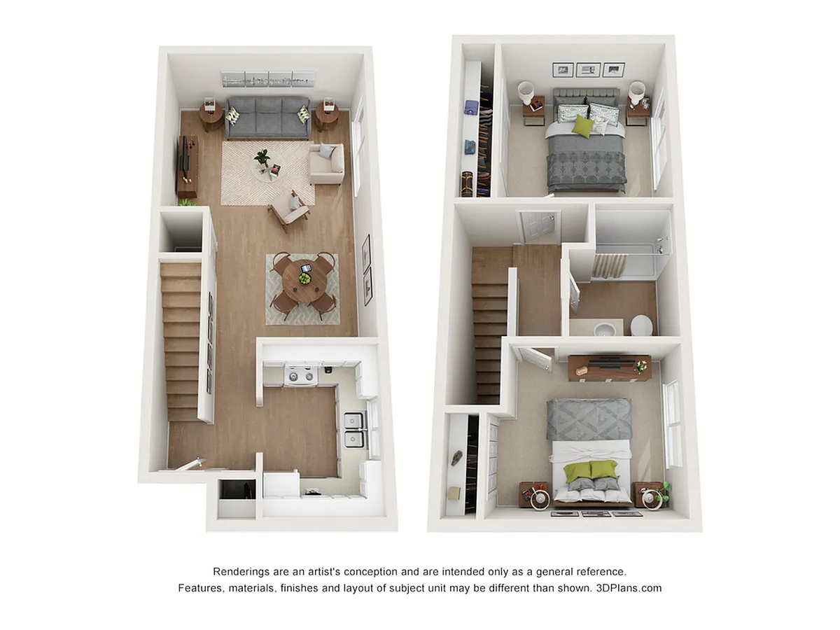 Floor plan 2D-LR