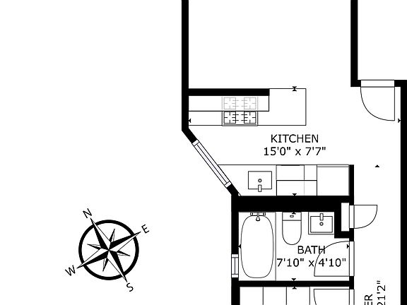 2nd image of 422 W 20th St #C5