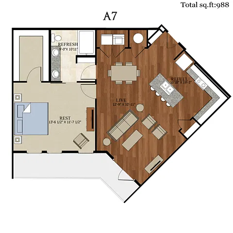Floor plan A7