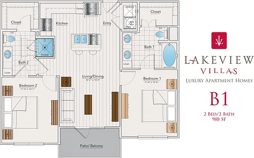 Floor plan B1