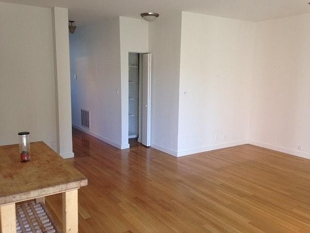 Living area facing the front of the house from kitchen