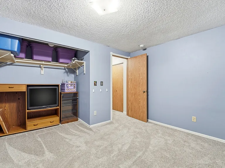 Basement Bedroom (BD 4), walk in closet.