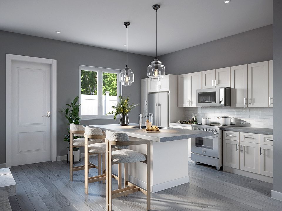 Open kitchen area with chefs kitchen
