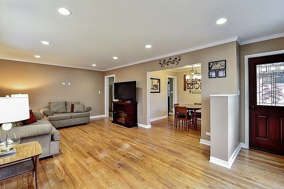 View looking from front window.  2nd Front Door Entrance.