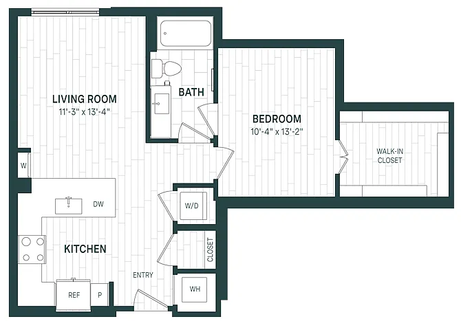 Floor plan Studio-A04a-P