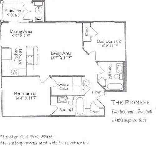 Floor plan The Pioneer