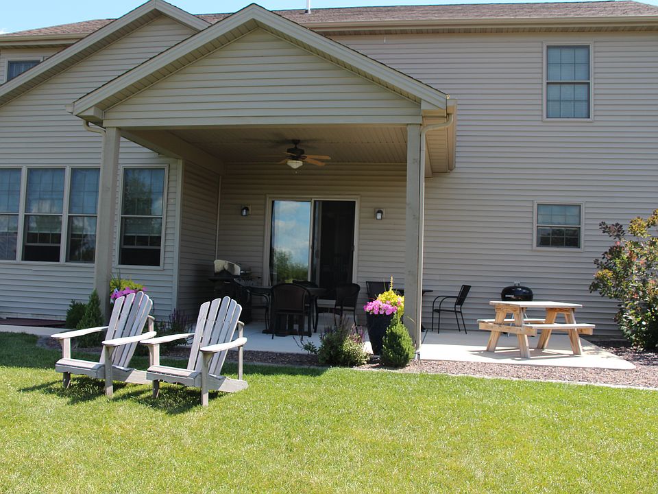 Covered back patio