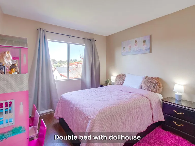 The kids will love the playful atmosphere of Bedroom 4 w/ a cozy double bed