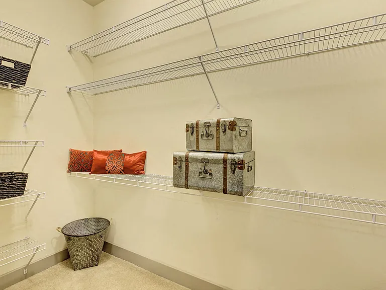 Enormous walk in closets
