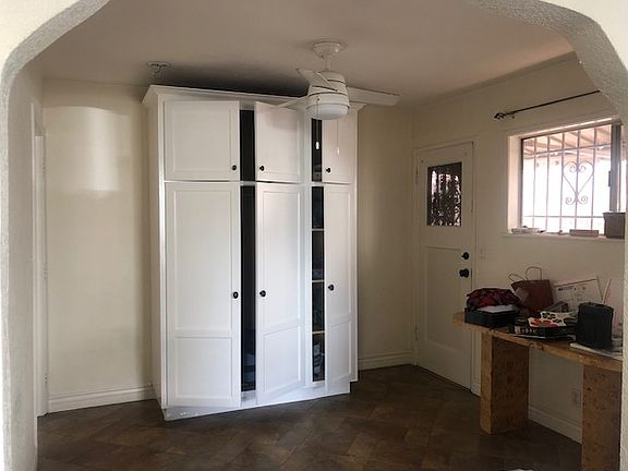 Dining/Work Space w built in storage.