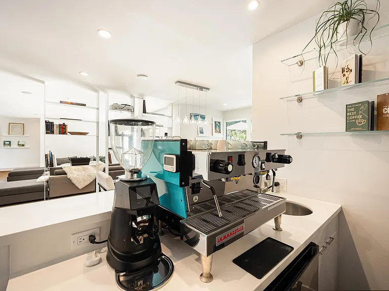 Equipped with everything needed to satisfy your coffee cravings.
