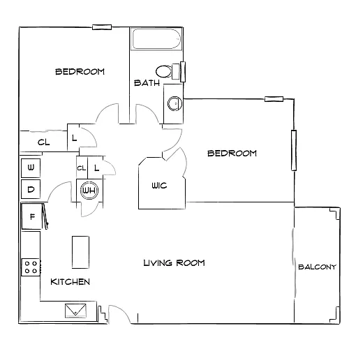 Floor plan Design 2B10