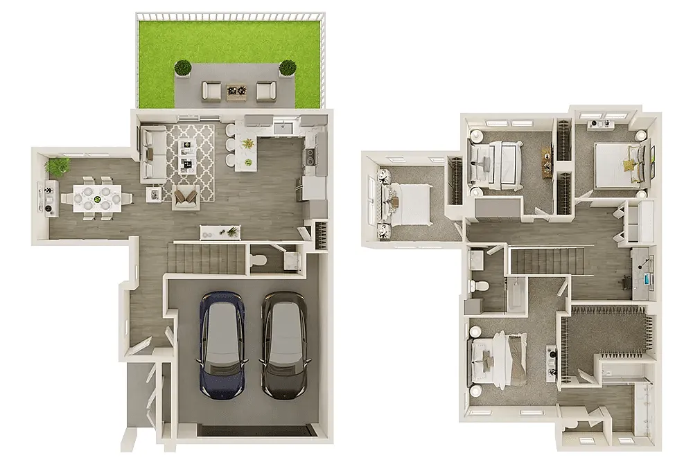 Floor plan 4 Bedroom