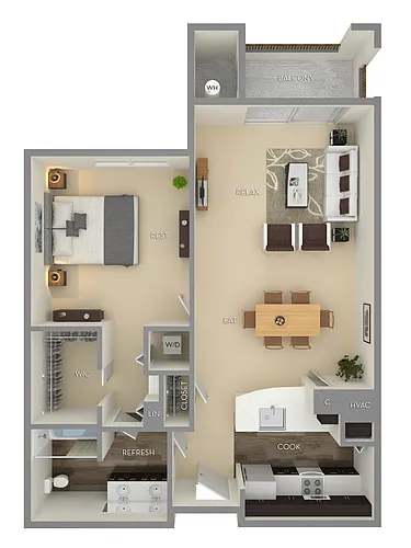 Floor plan Allston