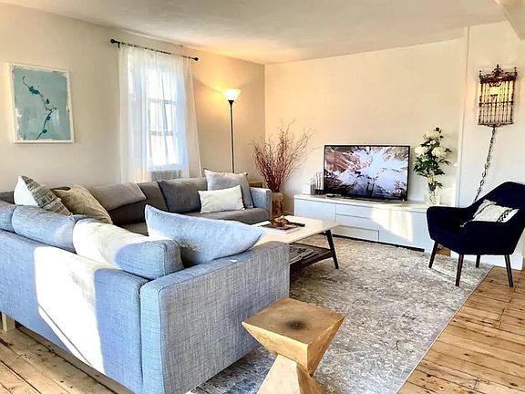 Sun-filled living room.
