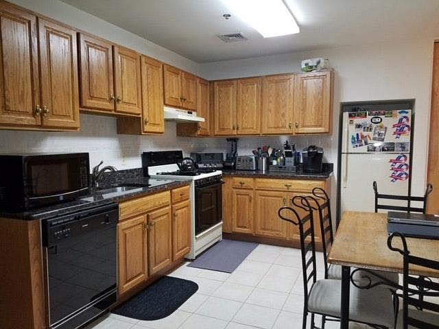 Spacious Kitchen with Granite Countertops