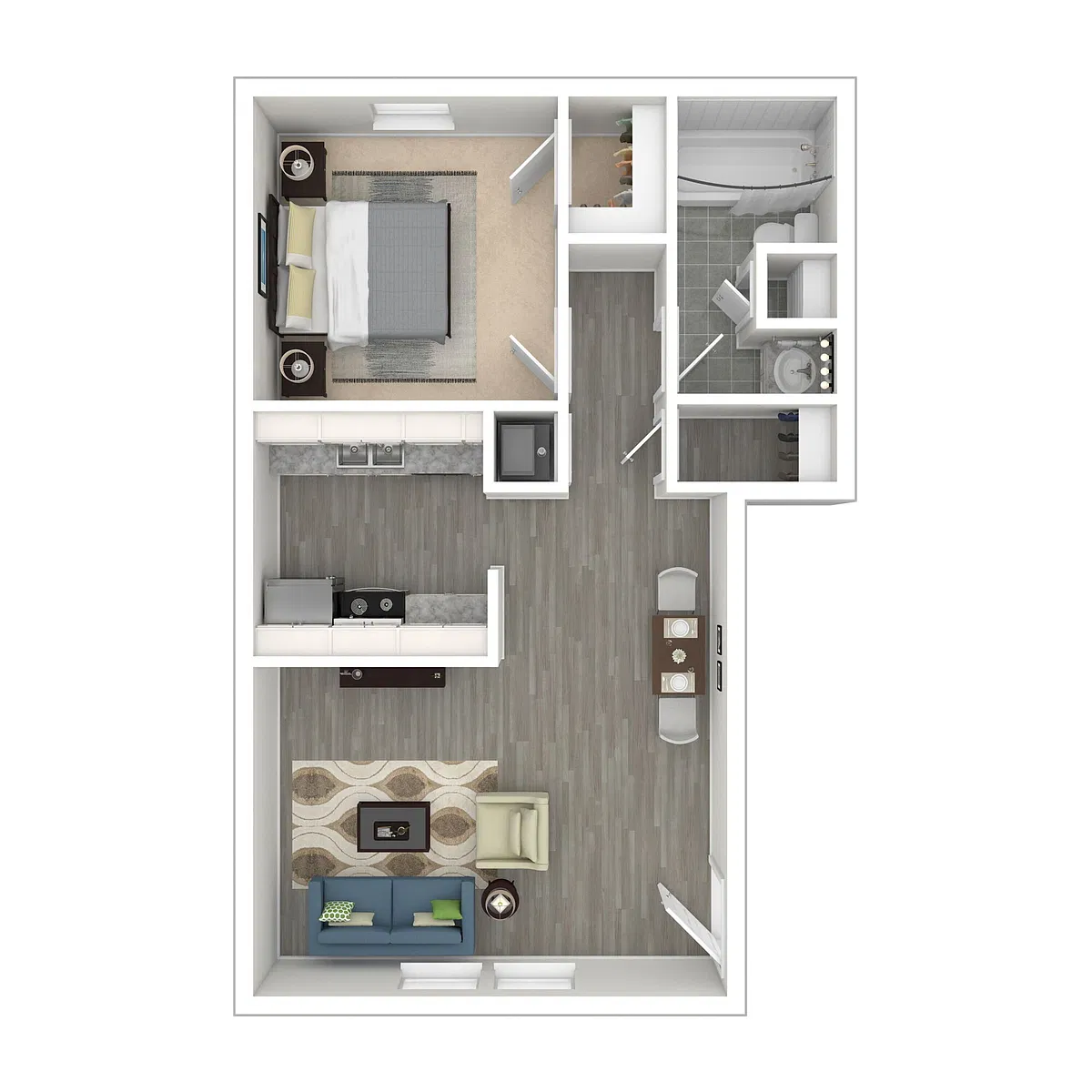 Floor plan 1X1