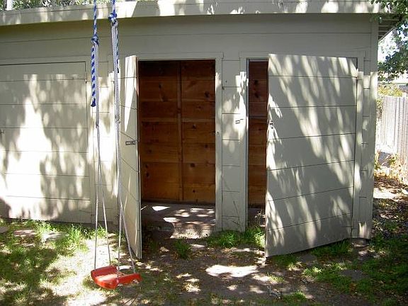 shed for electric dryer