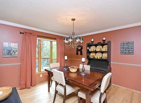 Separate formal dining room is adjacent to the kitchen and open to the living room.