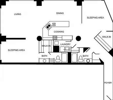 2 Bedrooms & 2 Bathrooms 2 Bedrooms & 2 Bathrooms