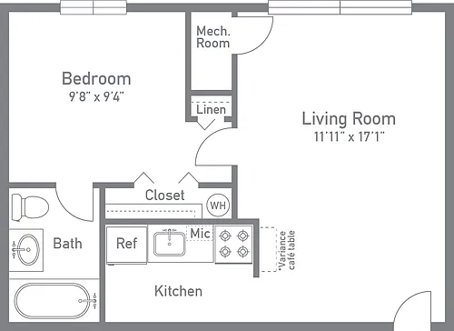 Floor plan The Cypress