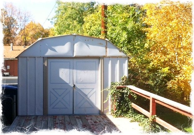 Metal storage shed can be used