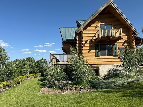 View of cabin from the west