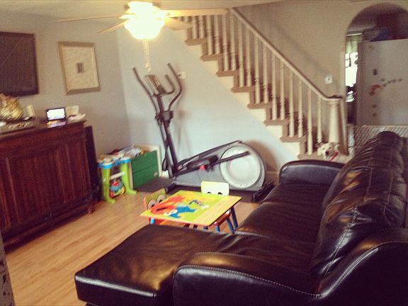 Living room from front door