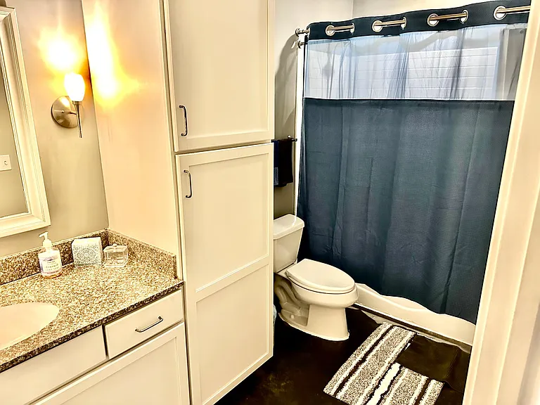 Bathroom with storage