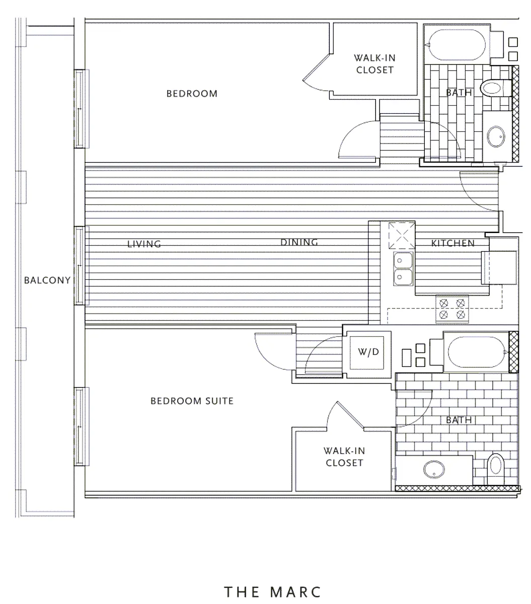 Floor plan 2 Bedroom