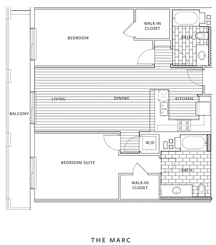 Floor plan 2 Bedroom