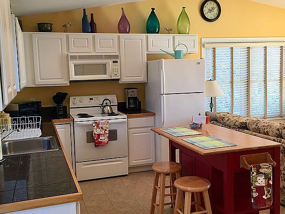 Kitchen on the Left of entry