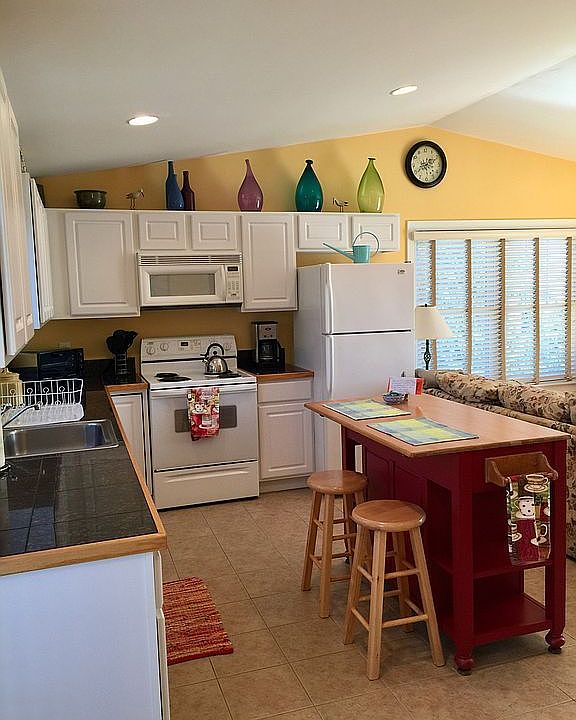 Kitchen on the Left of entry