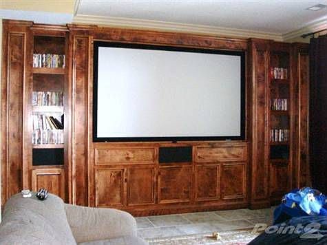 100 inch Projection TV in Media Room