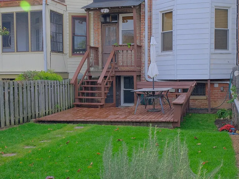 Back yard from alley