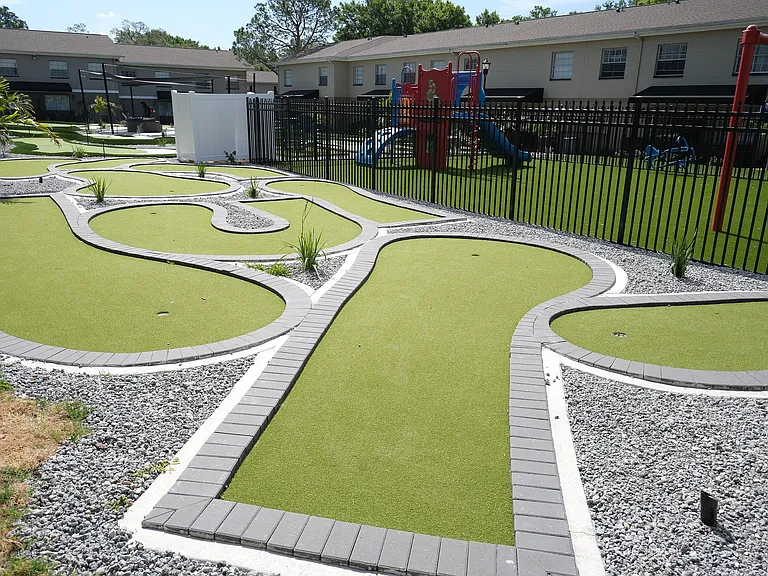 Kids mini-golf course!