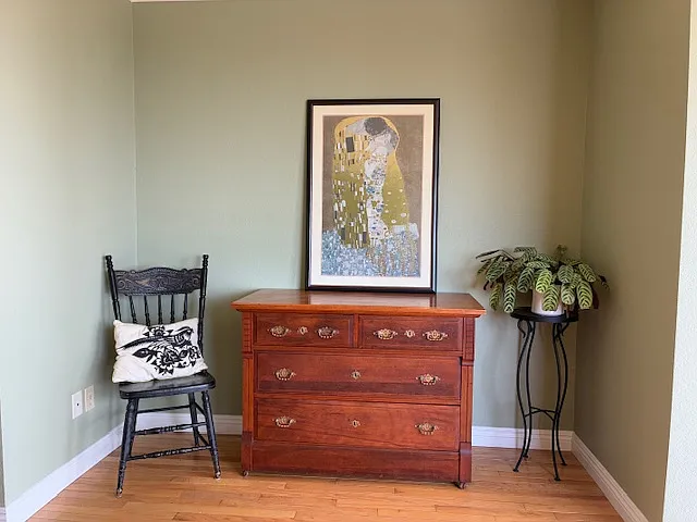 Area across from bed