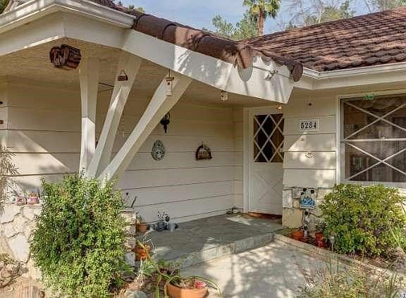 Front entry.