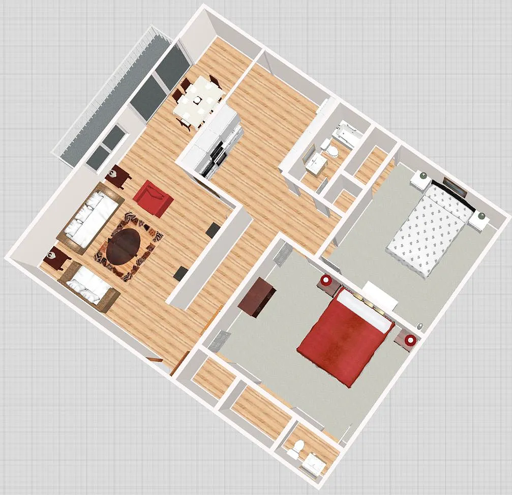 Floor plan Three Bedroom