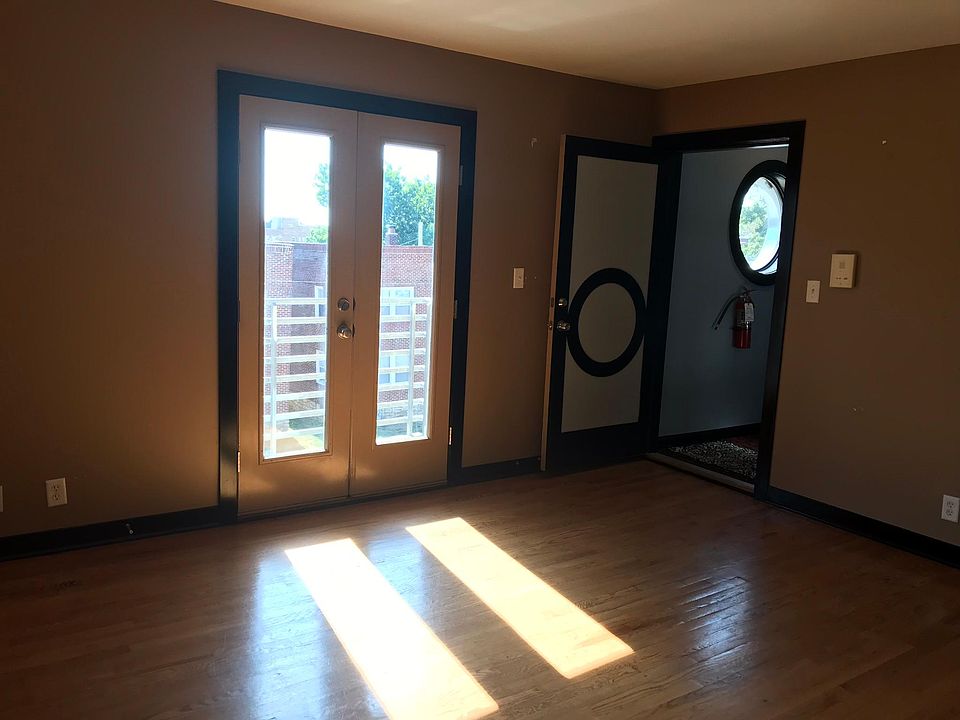 Living room and front door