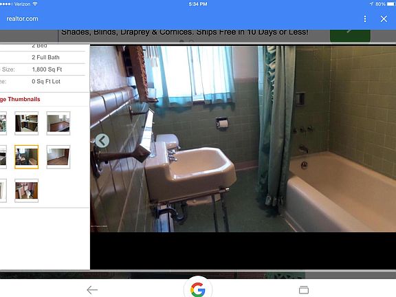 Upstairs bathroom