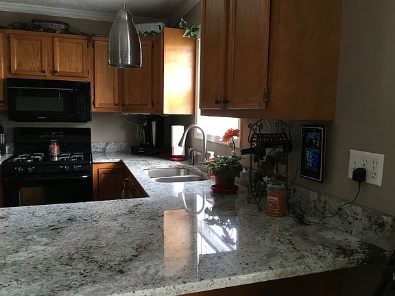 Large granite counters 