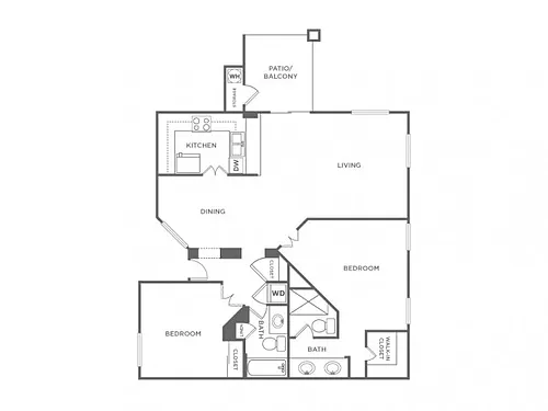 Floor plan 2D - Sophisticated
