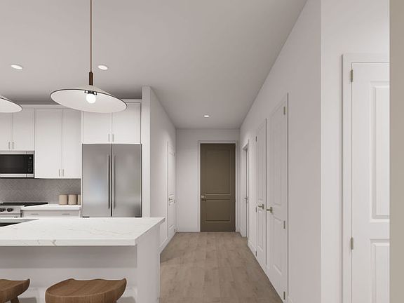 Entryway Opens to the Kitchen, Dining and Gathering Room