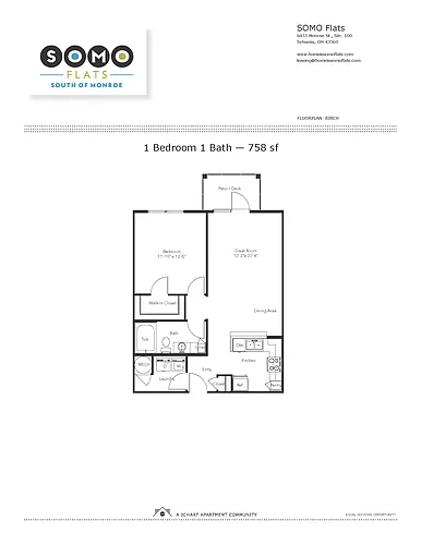 Floor plan Birch 1.1 (U3)