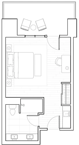 Floor plan JUNIOR SUITE