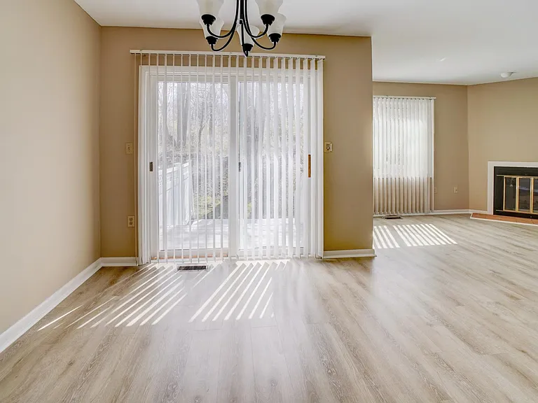 DINING AREA OFF KITCHEN SLIDER TO DECK